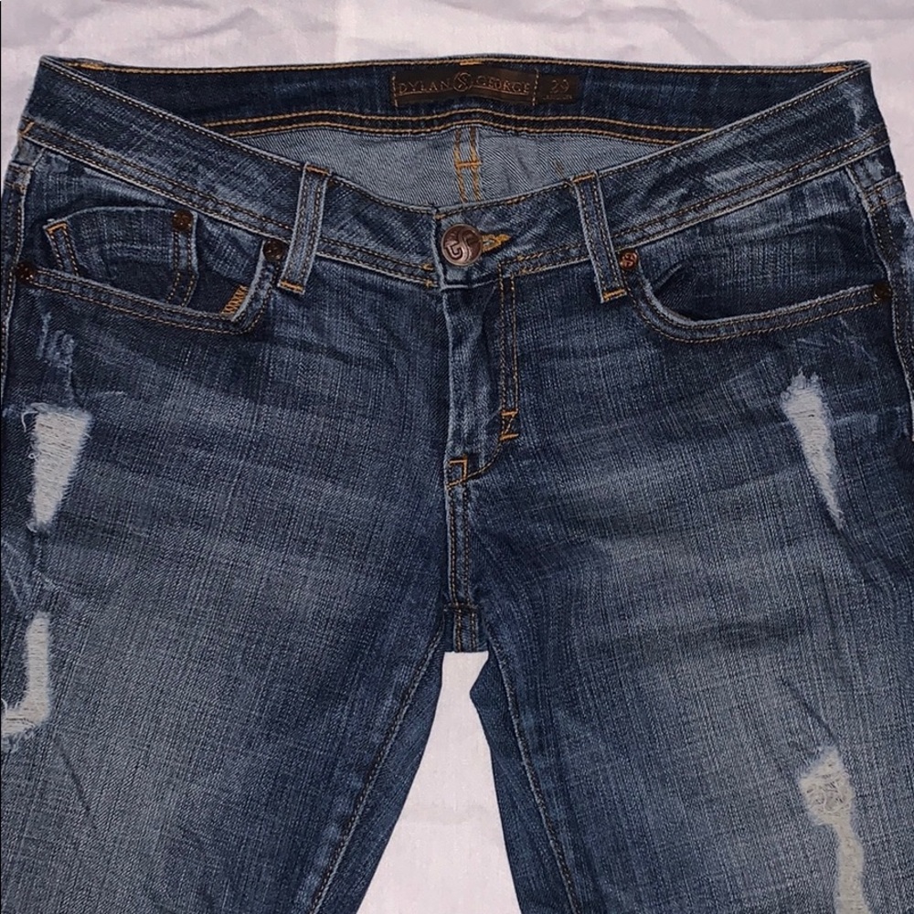 Dylan & George Skinny Distressed Jeans
